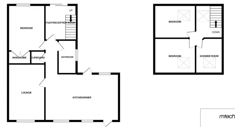 Floorplan for Bramble Drive, Hailsham
