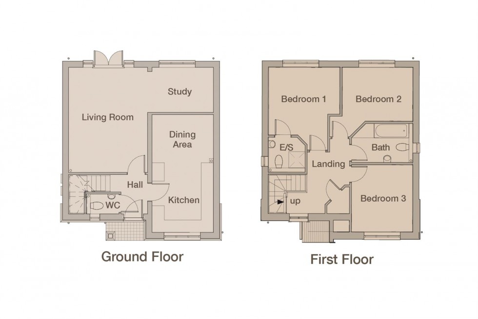 Floorplan for Oakfields, Hailsham