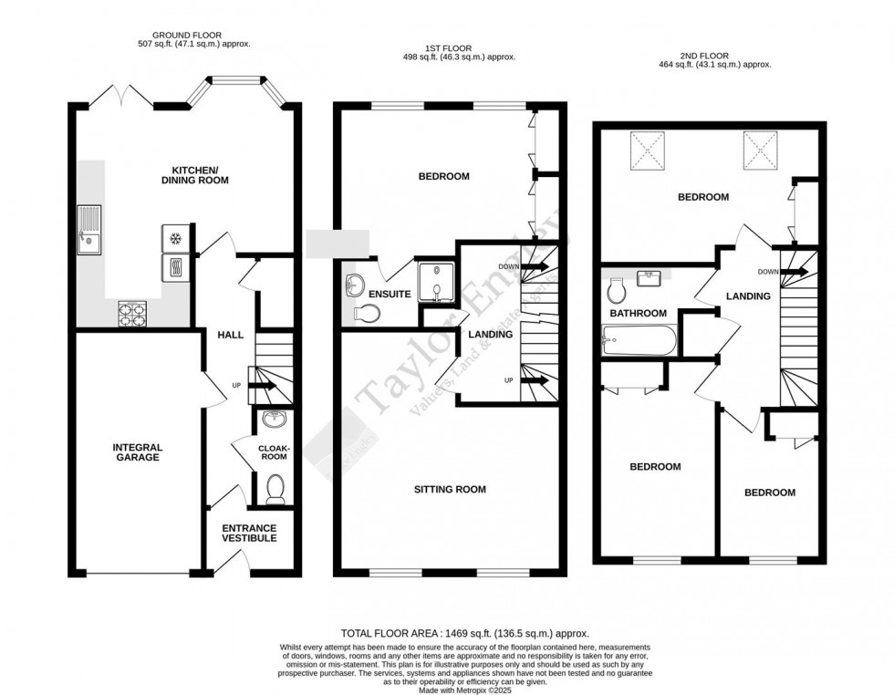 Floorplan for College Green, Upperton, Eastbourne