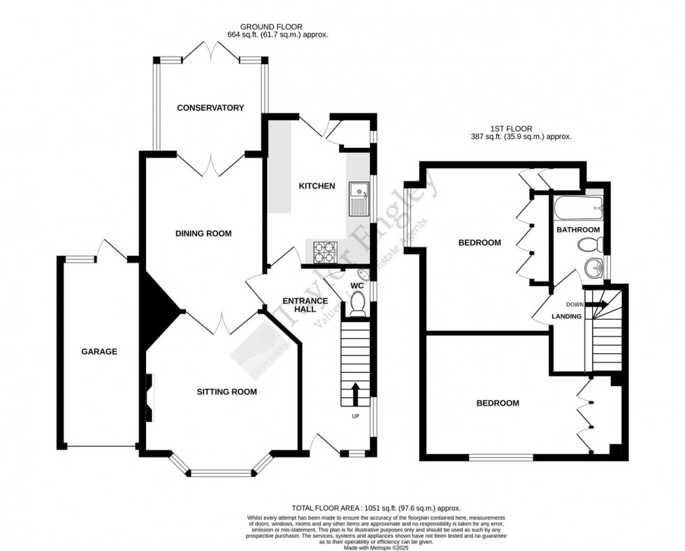 Floorplan for Hazel Grove, Eastbourne