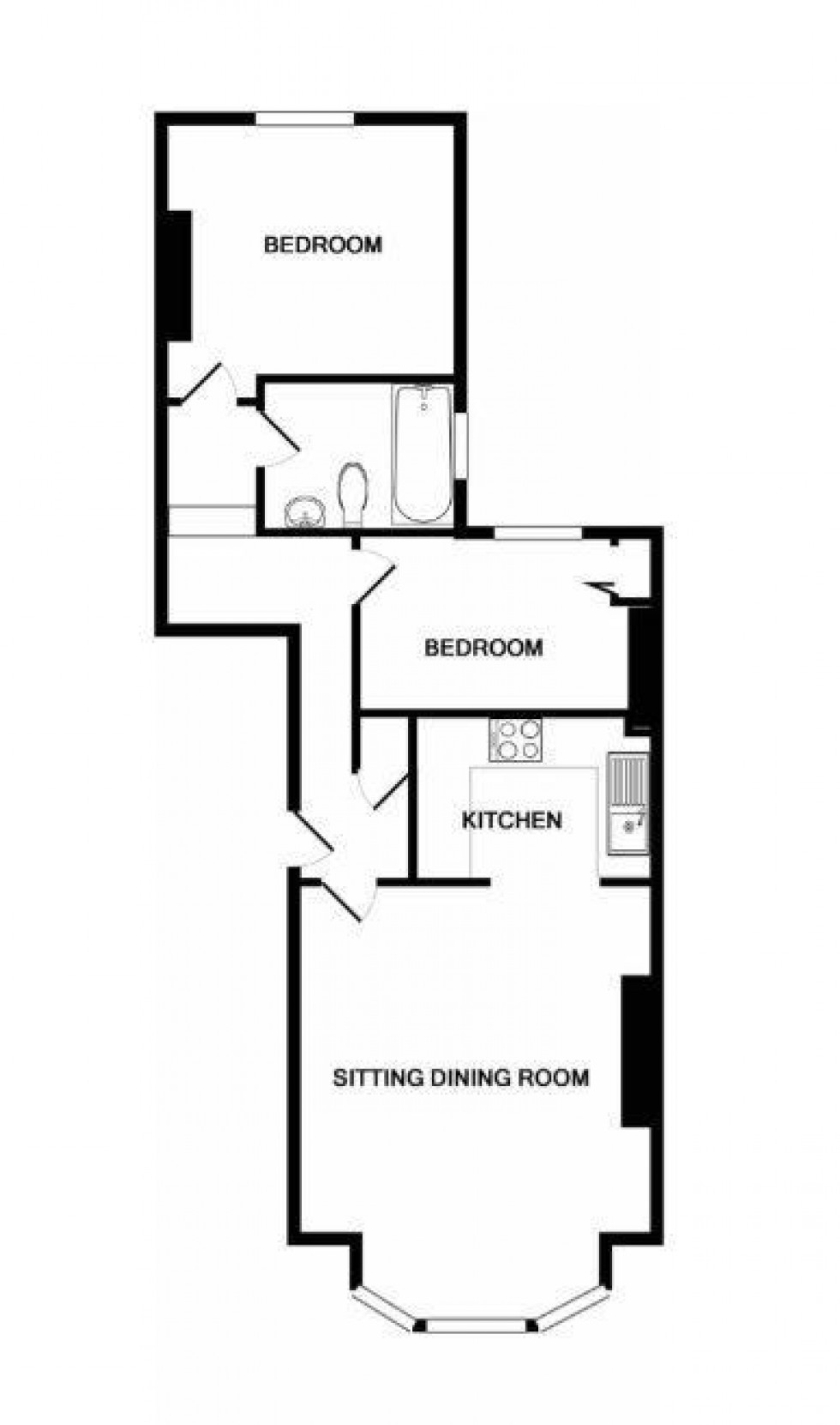Floorplan for Burlington Place, Eastbourne