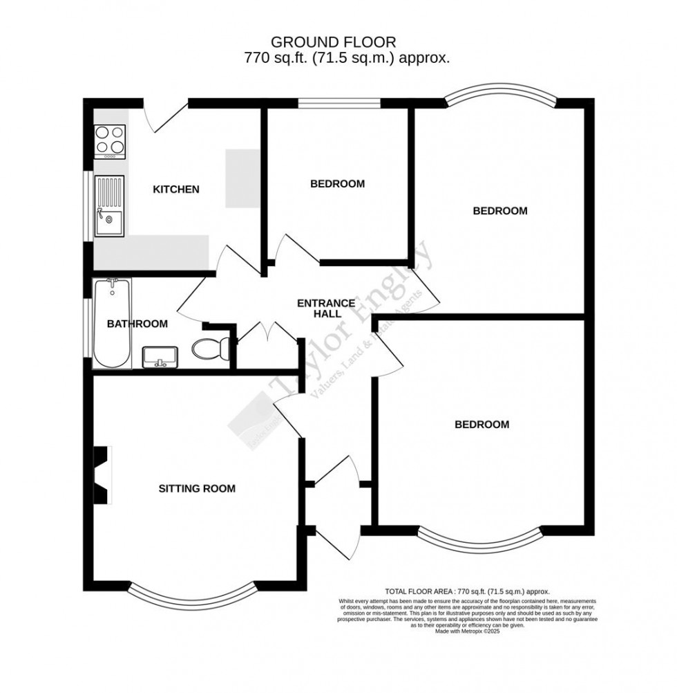 Floorplan for Golden Miller Lane, Polegate