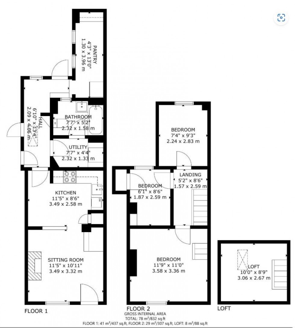 Floorplan for Battle Road, Hailsham