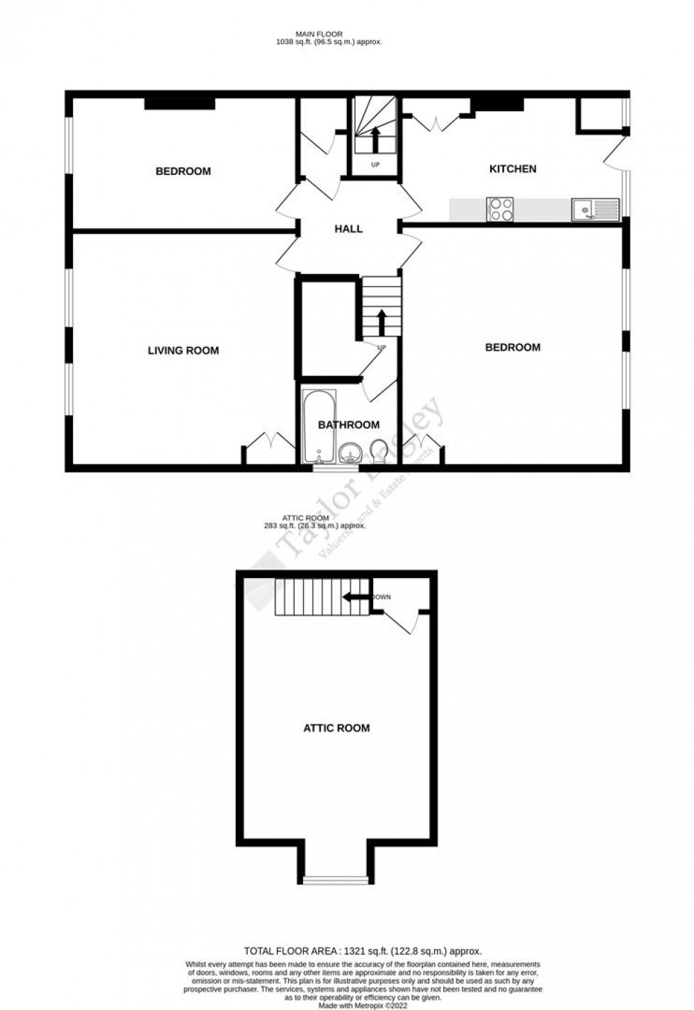 Floorplan for Upperton Road, Eastbourne