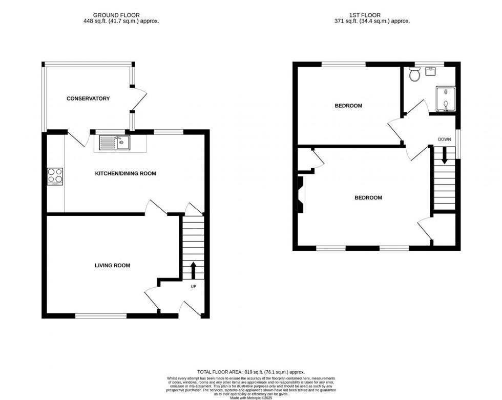Floorplan for Crawley Crescent, Eastbourne
