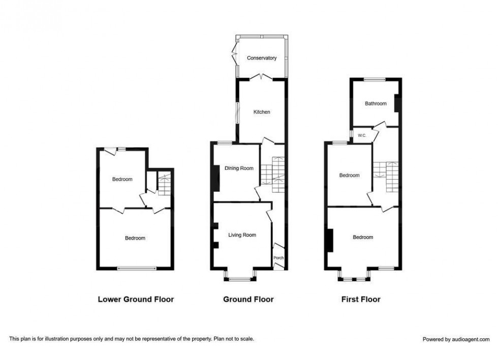 Floorplan for Rylstone Road, Redoubt, Eastbourne