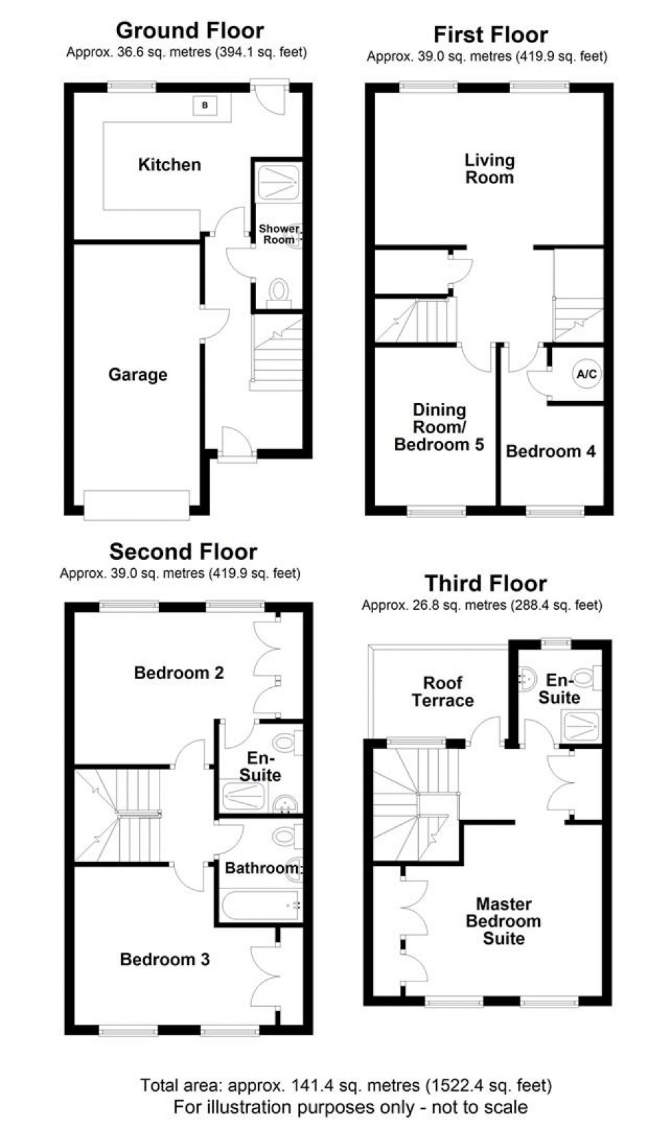 Floorplan for The Piazza, Eastbourne