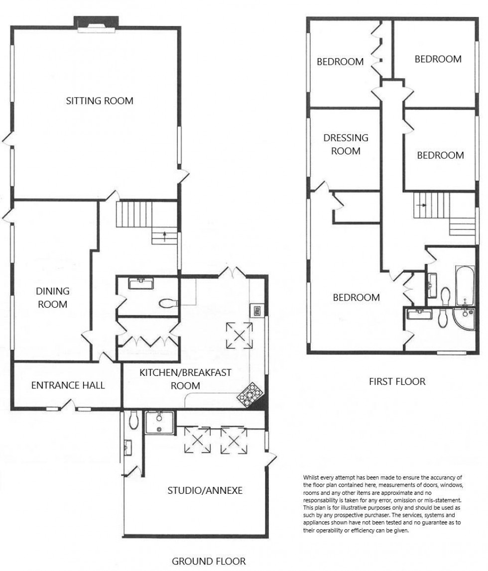 Floorplan for Ridgelands Close, Eastbourne