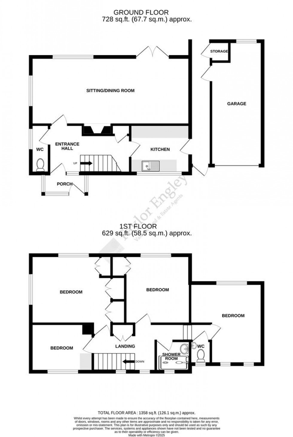 Floorplan for Ashford Road, Eastbourne