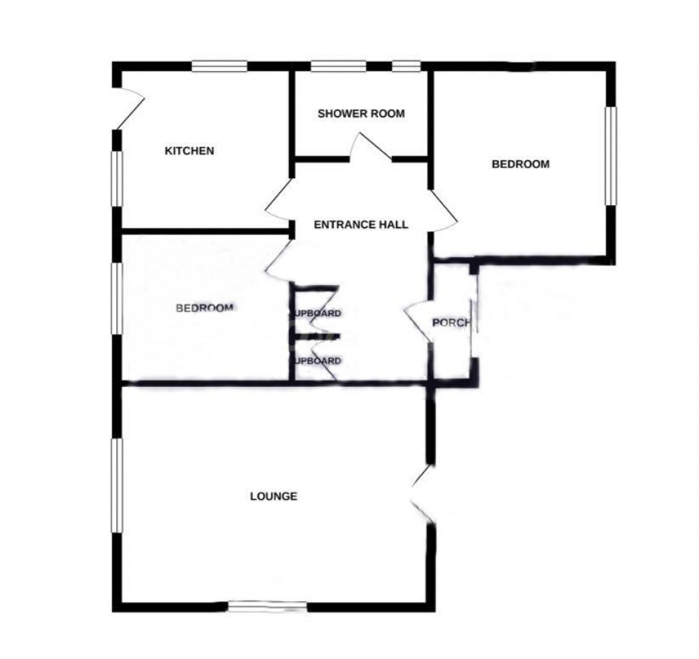 Floorplan for Ditchling Way, Hailsham