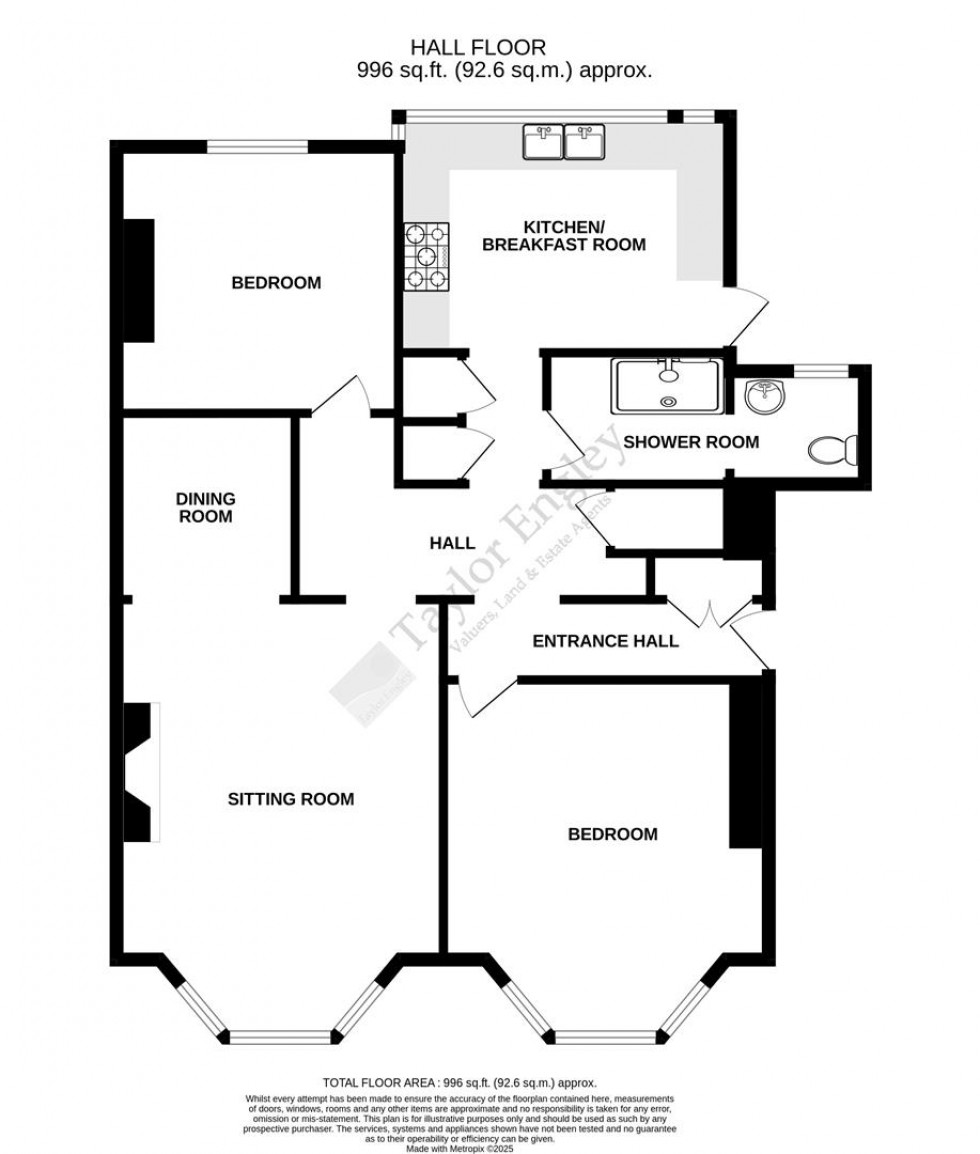 Floorplan for Chiswick Place, West of Town Centre, Eastbourne
