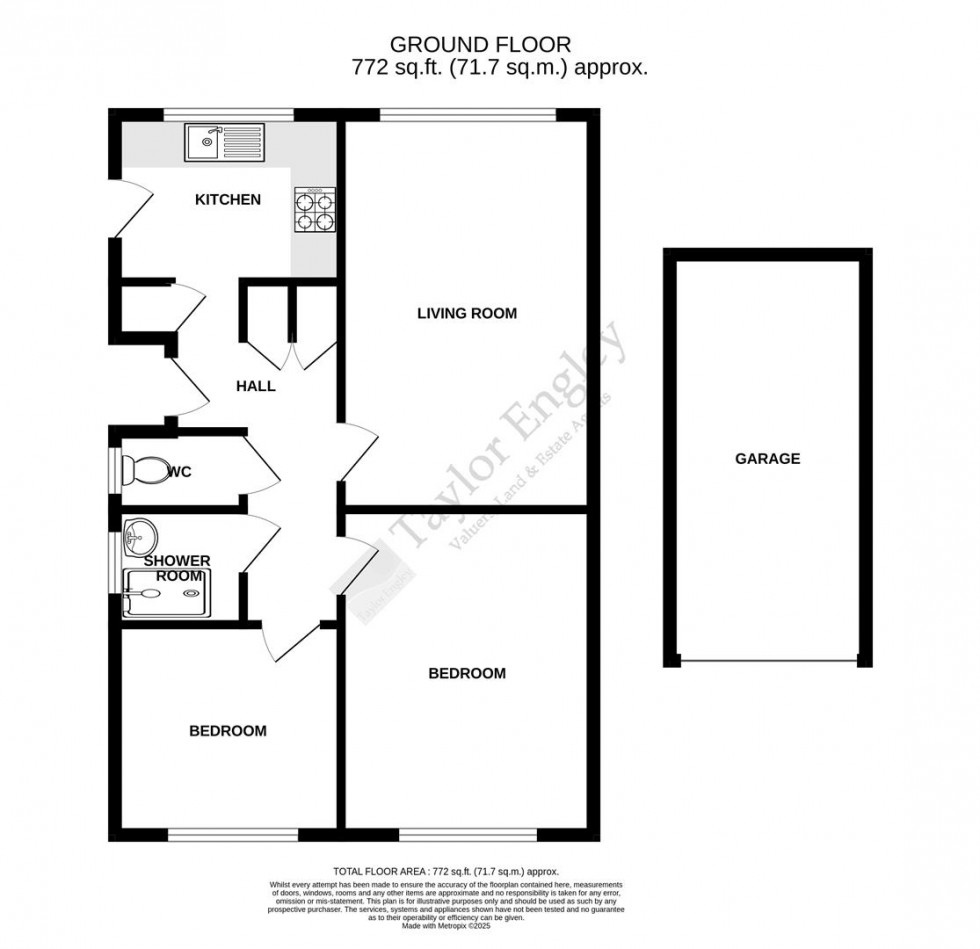 Floorplan for Tolkien Road, Eastbourne