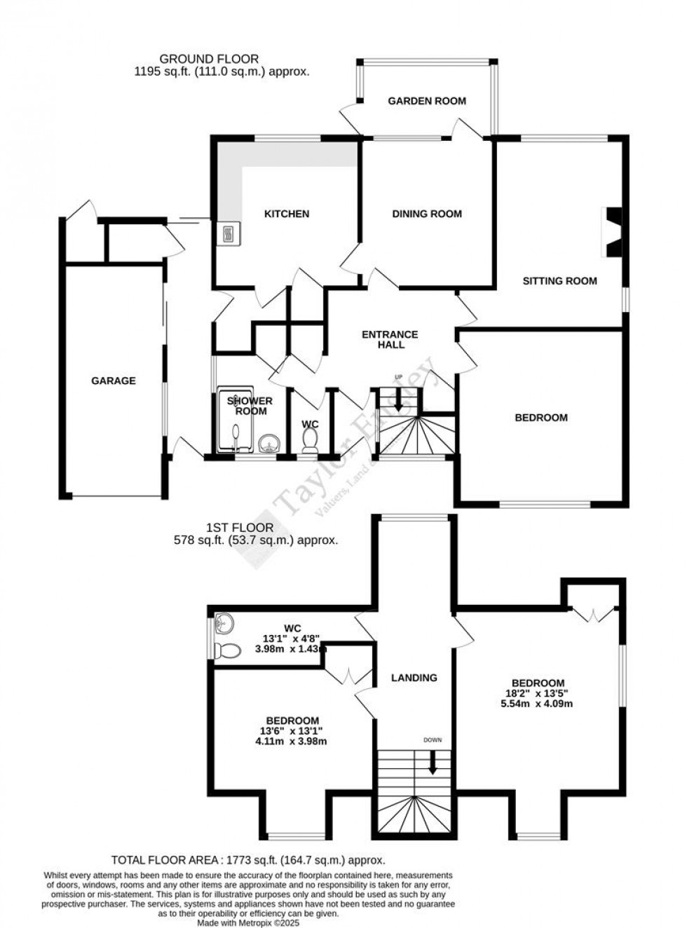 Floorplan for Selwyn Road, Eastbourne
