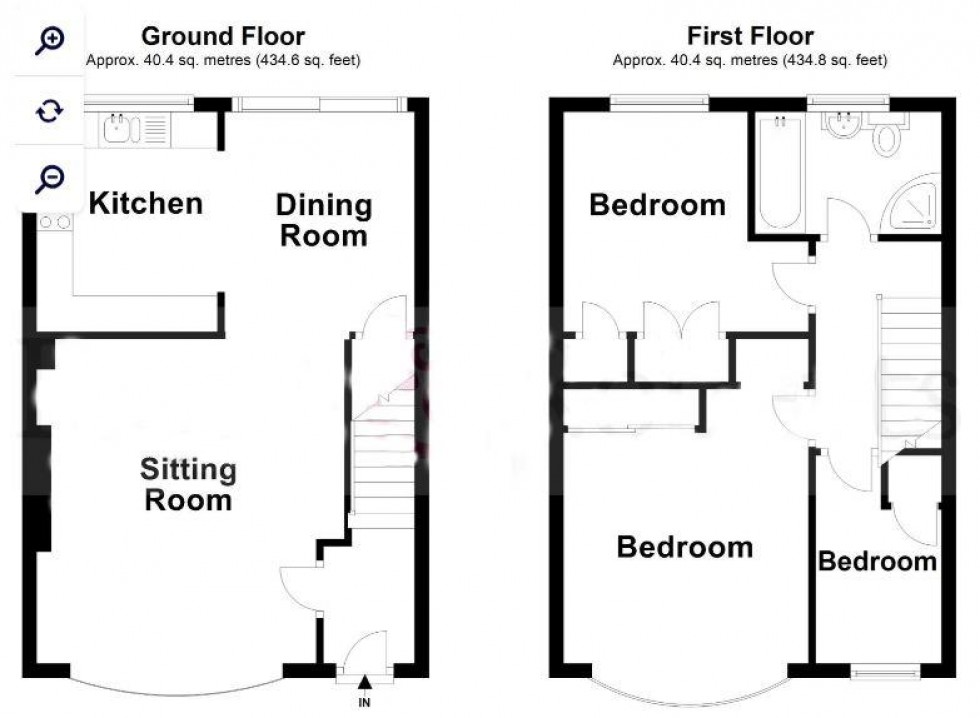 Floorplan for Beechwood Crescent, Eastbourne