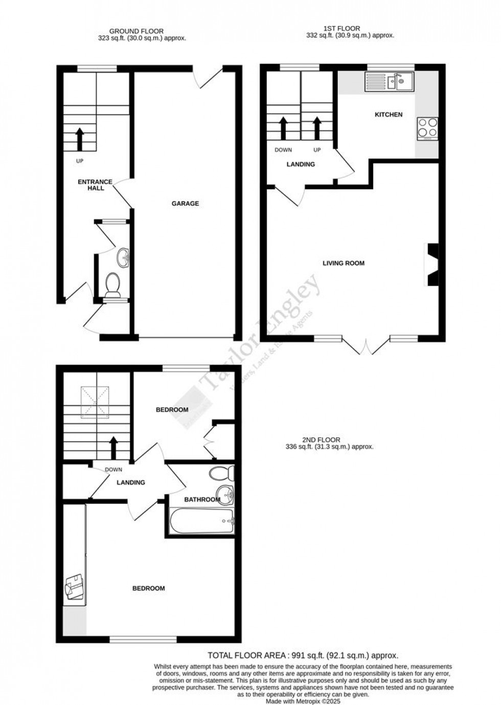 Floorplan for Lushington Lane, West of Town Centre, Eastbourne