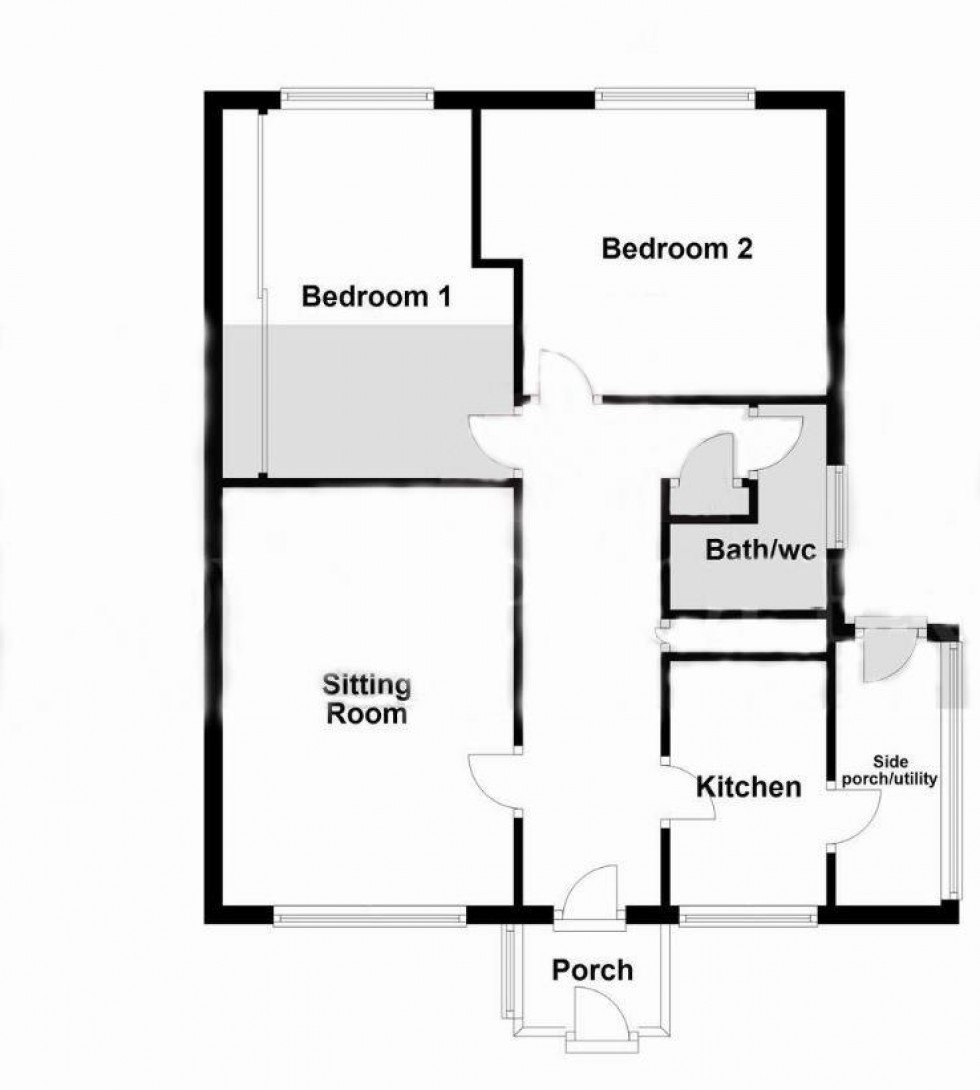 Floorplan for Jay Close, Langney, Eastbourne