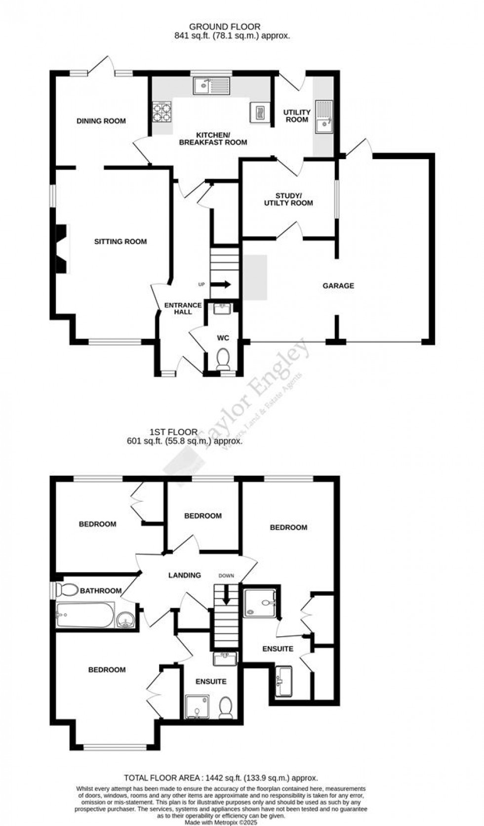 Floorplan for Nutley Mill Road, Stone Cross, Pevensey