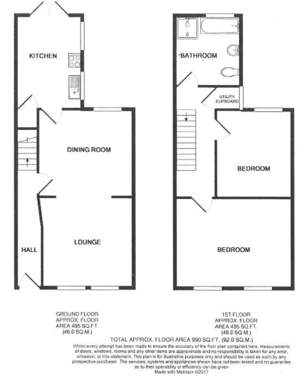 Floorplan for St. Marys Road, Old Town, Eastbourne