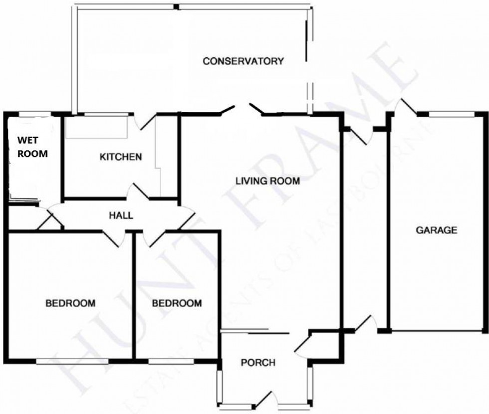 Floorplan for Nightingale Close, Eastbourne