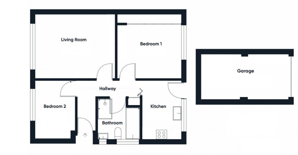 Floorplan for Keats Walk, Eastbourne