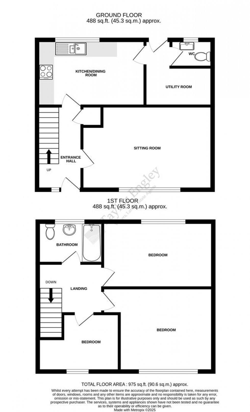 Floorplan for Capella Path, Hailsham
