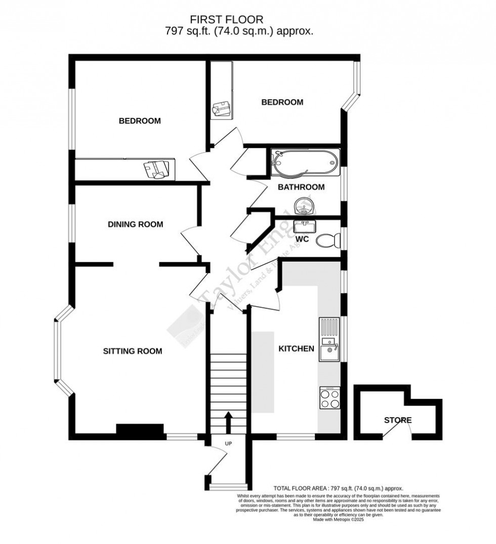 Floorplan for Ratton Garden, Ratton, Eastbourne