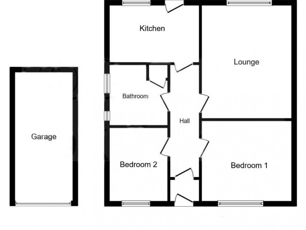 Floorplan for Barrie Close, Eastbourne