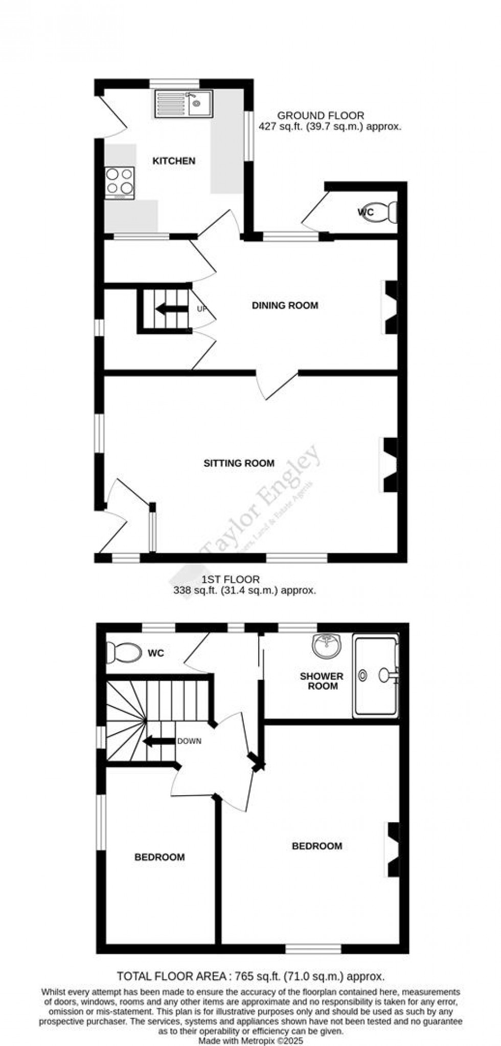 Floorplan for Church Street, Old Town, Eastbourne